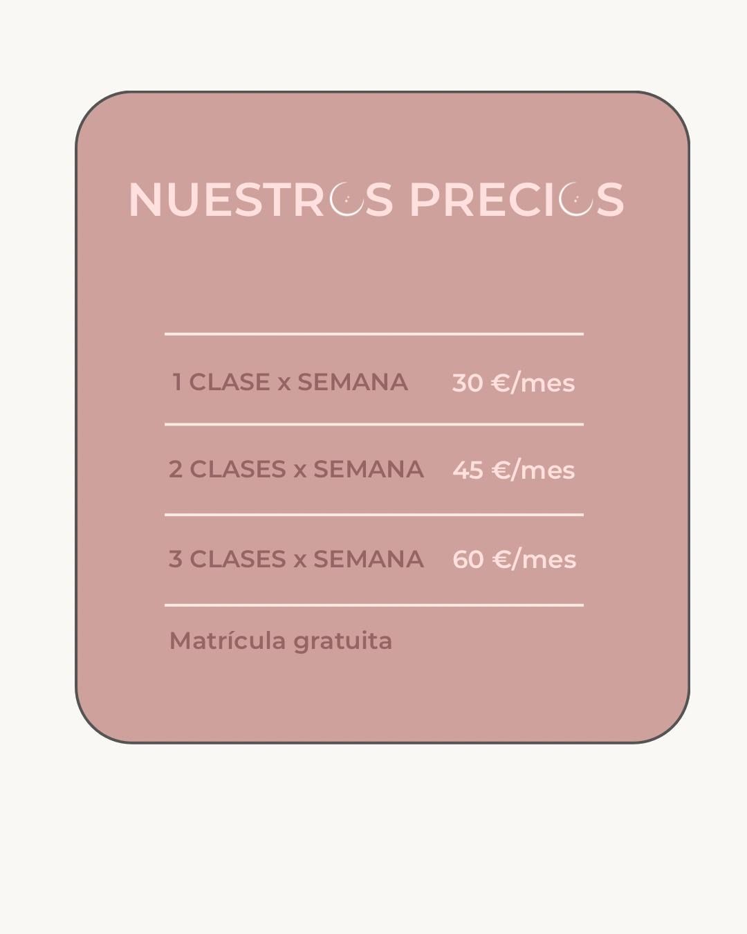 Nuestros precios